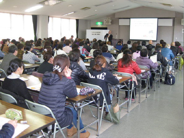 ～「ノロウイルス食中毒の予防と対策」講習会の様子～